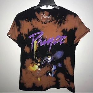 Prince Men’s T-Shirt Distressed and Bleached